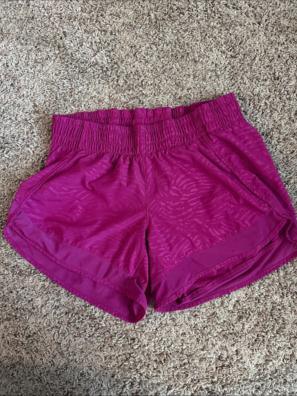 Athleta Mesh Racer Run Shorts
